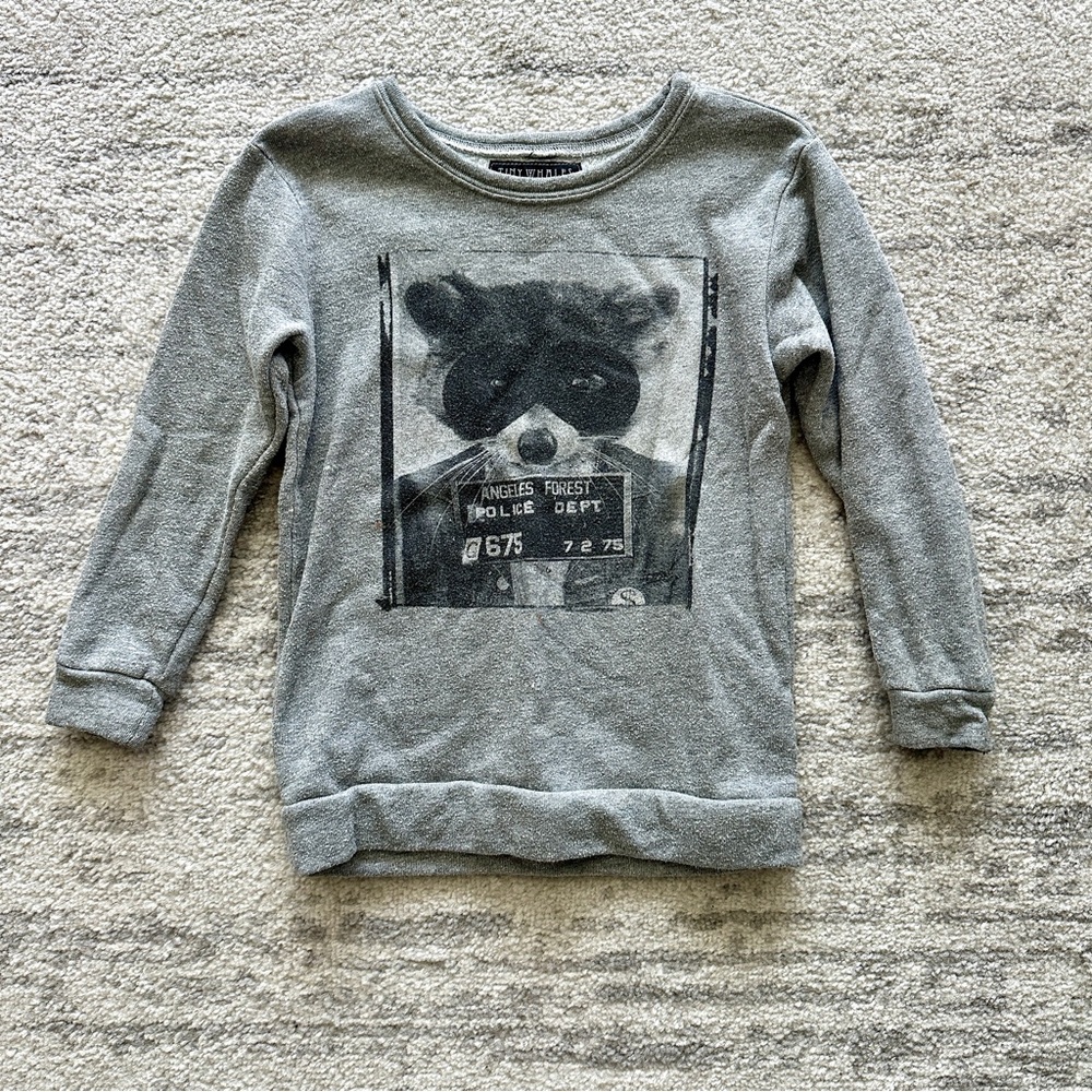 KIDS: tiny whales sweatshirt